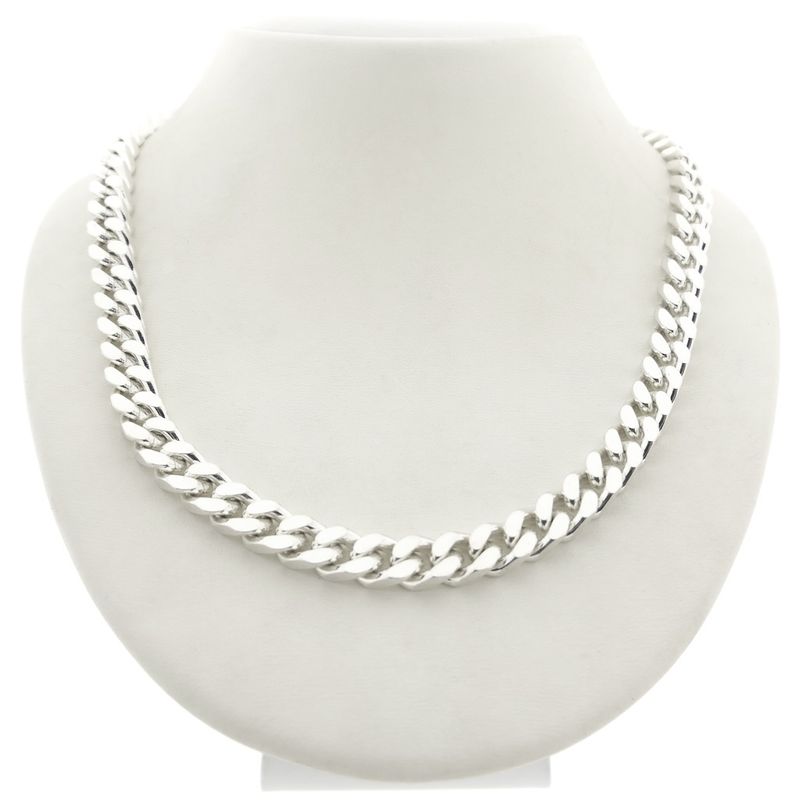 Image 1 of Silver robust gourmet link chain | 50 cm