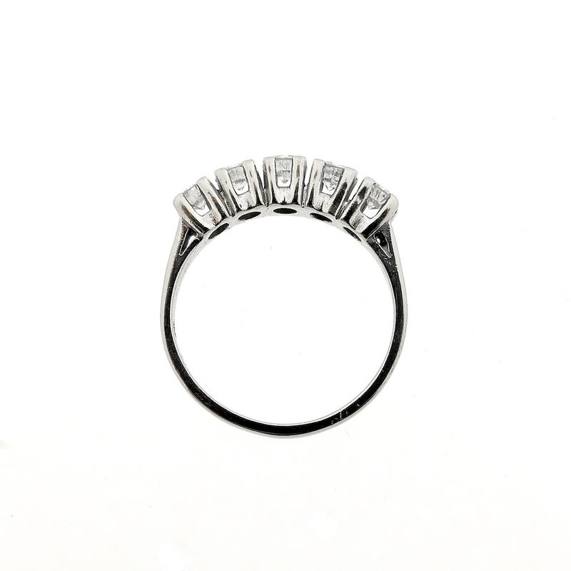 Image 5 of White gold ring with diamond | 0.75 ct.