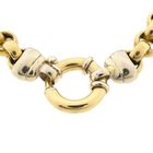 Image 4 of MGierre Bicolor Gold Figaro Chain Bracelet; 18 Karat; 21 cm