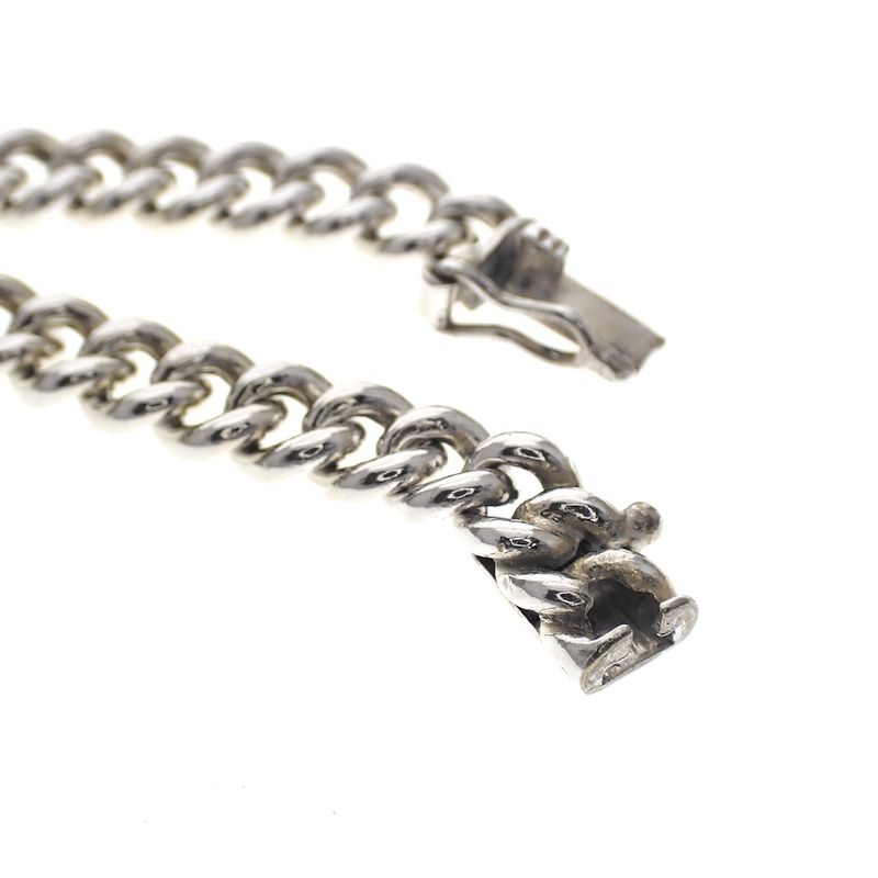 Image 4 of Silver gourmet link bracelet