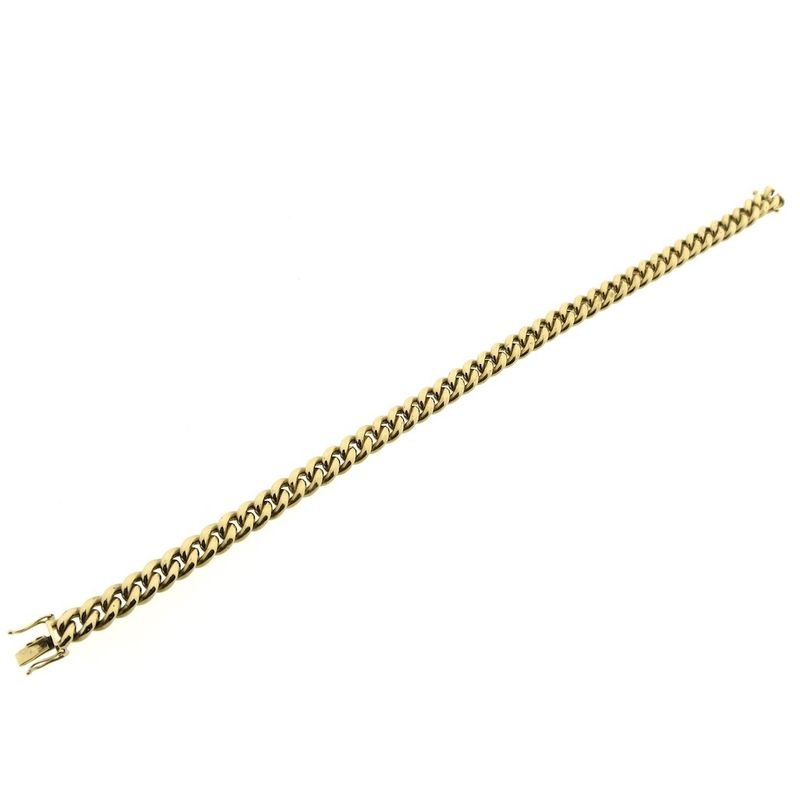 Image 6 of Gold gourmet link bracelet