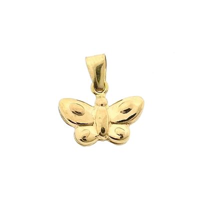 Image 1 of 18K Gold Butterfly Pendant