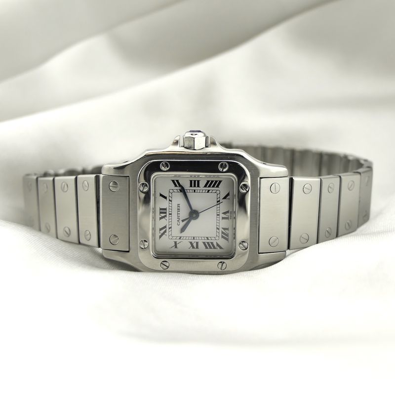 Image 8 of Cartier Santos Galbèe Automatic 0901; Vintage dames horloge