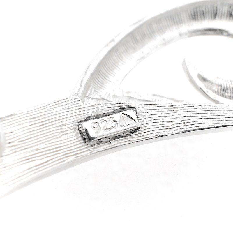 Image 5 of Silver fantasy brooch with zirconia