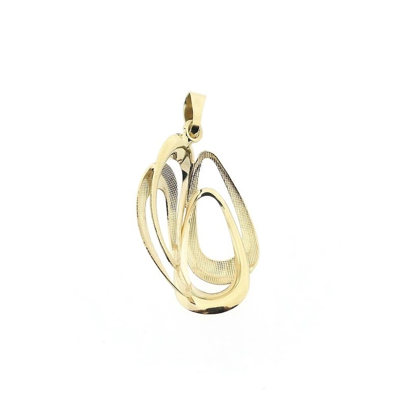 Image 5 of Golden abstract pendant