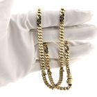 Image 3 of Gold gourmet link chain | 52 cm