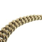 Image 3 of Gold French gourmet link bracelet | 22 cm