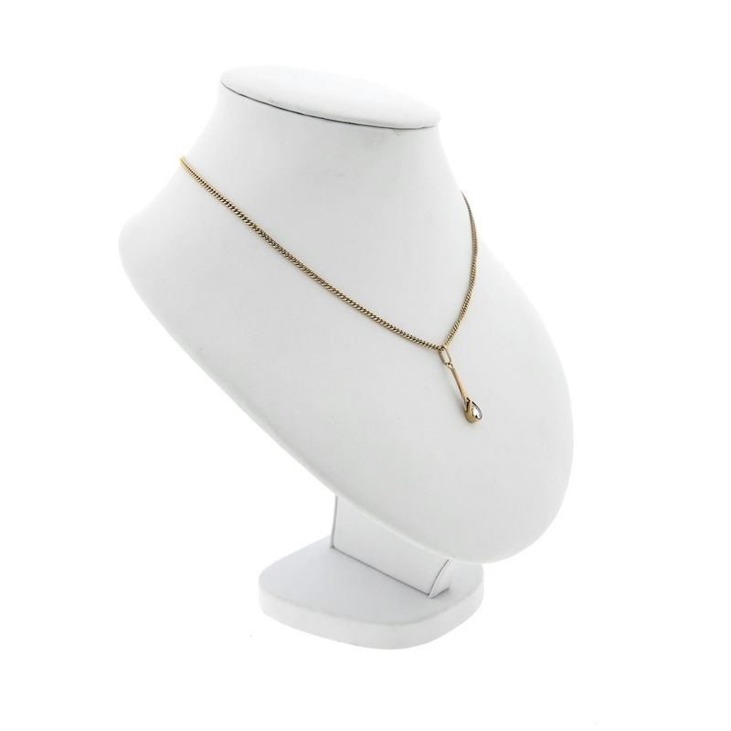 Image 6 of Gold pendant with diamond | 0.12 ct.