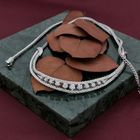 Image 2 of White gold necklace with diamonds