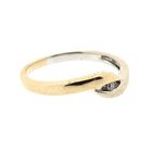 Image 9 of Jeunesse two-tone gold ring with diamond; 0.02 ct