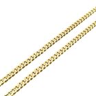 Image 7 of Gold flat gourmet link chain