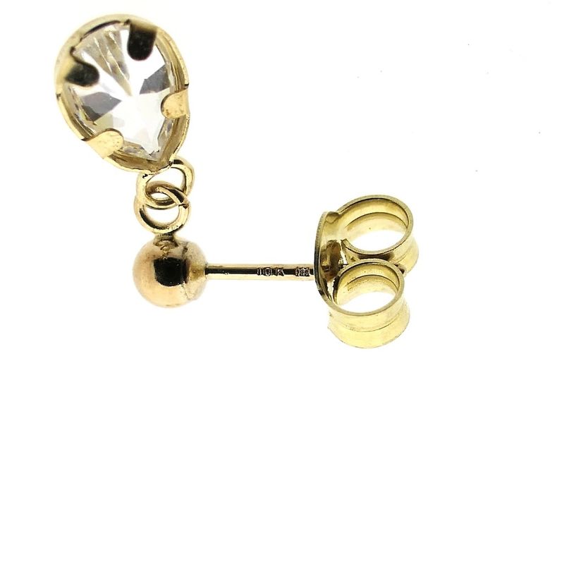 Image 5 of 10 crt. Stud earrings with zirconia