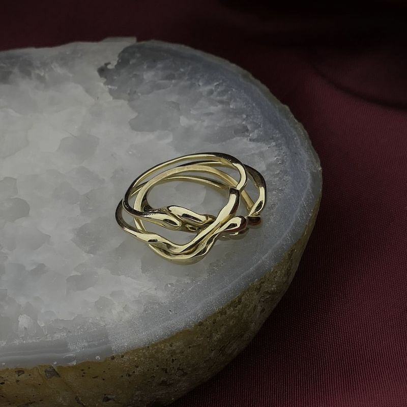 Image 6 of Golden puzzle ring