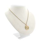 Image 6 of Gold zodiac sign pendant; Aries