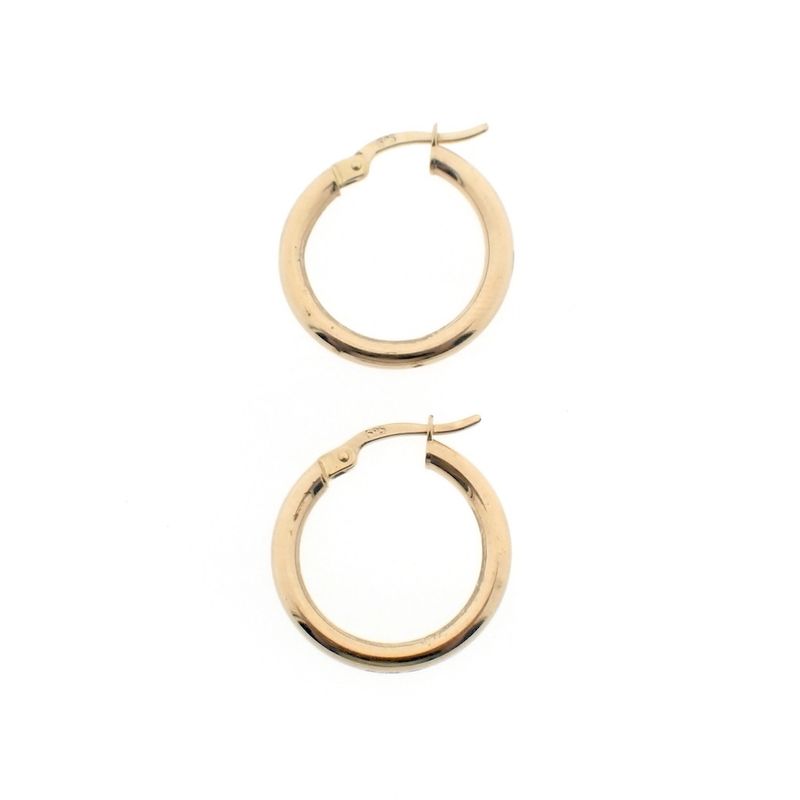Image 5 of Gold subtle earrings | Ø 19.4 mm