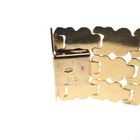 Image 5 of Vintage gold wide floral link bracelet