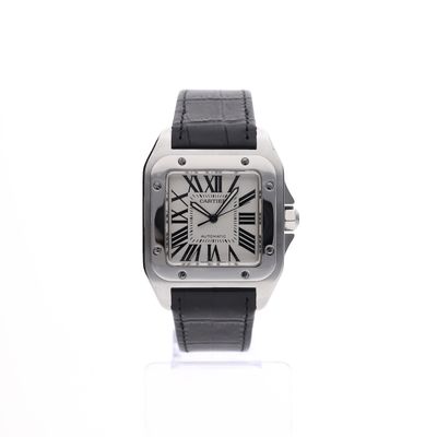 Image 1 of Cartier Santos 100 XL Automatic W20076X8/2656; Automatic men's watch