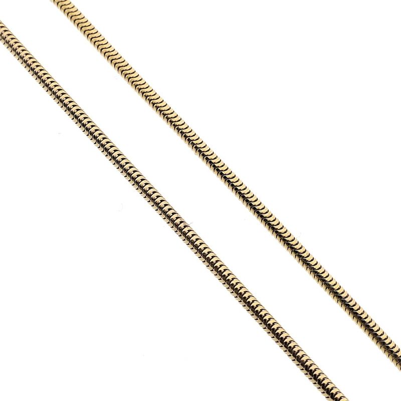 Image 3 of Gold snake link chain | 42 cm