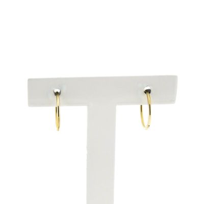 Image 1 of Gold earrings | Ø 14 mm