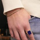 Image 4 of Gold king's link bracelet | 21.5 cm