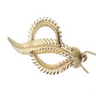 Image 8 of Vintage gold brooch; Insect
