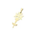 Image 6 of Gold pendant of a Huguenot cross