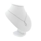 Image 7 of White gold pendant with diamond; 0.02 ct.