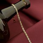 Image 2 of Two-tone gold navy link bracelet