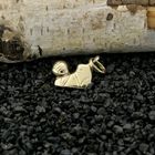 Image 10 of Gold pendant of a football with a shoe