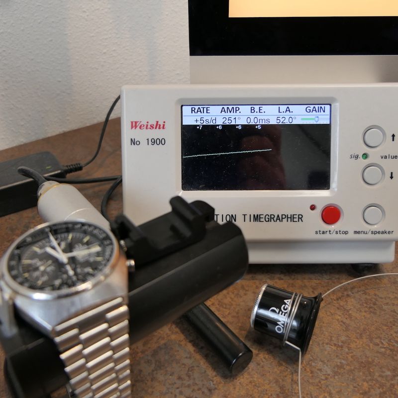 Image 17 of Omega Speedmaster Automatic Mark 4.5 Chronograph Men's Watch