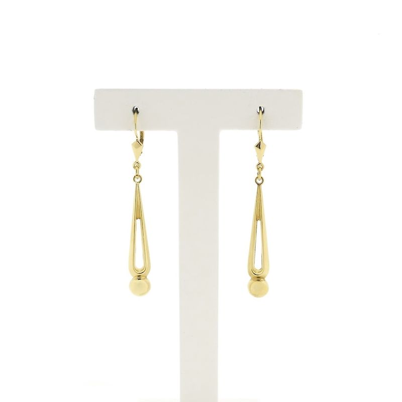 Image 1 of Vintage gold drop earrings