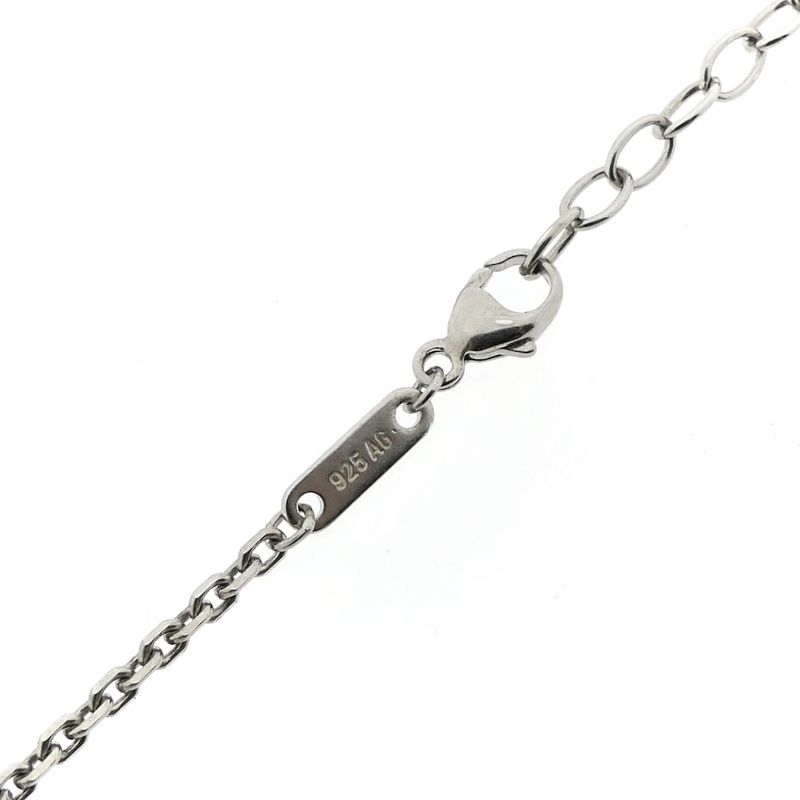 Image 5 of Silver anchor link necklace with pendant | 41.5 cm - 46.5 cm