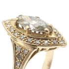 Image 3 of 18-karat vintage cocktail ring with diamonds | approx. 1.00 ct.