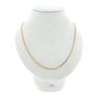 Image 3 of 8 carat anchor link necklace; 60.5 cm