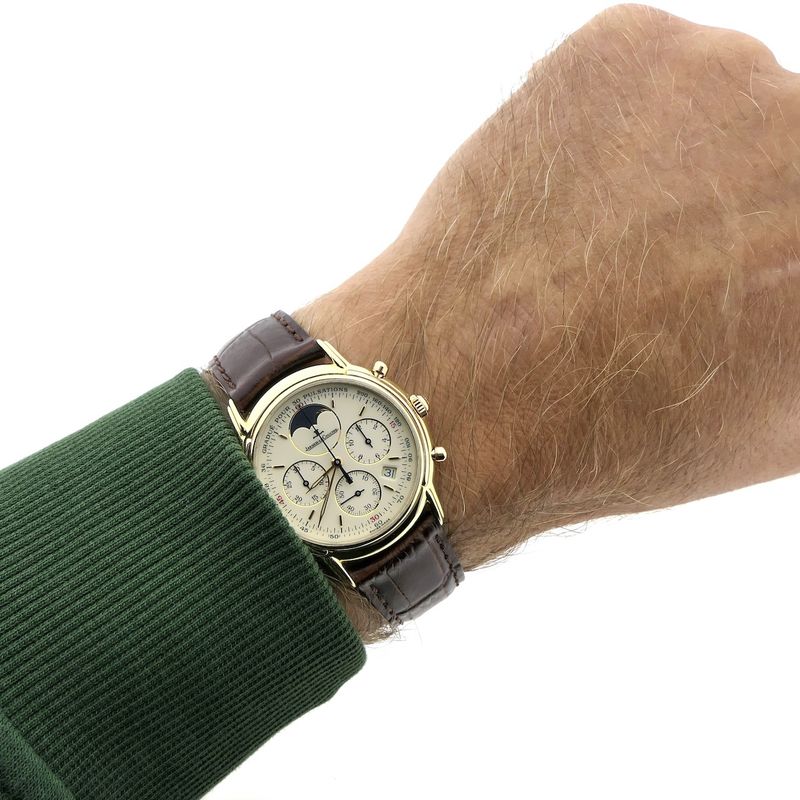 Image 9 of Jaeger-LeCoultre Odysseus 165.7.3; 18k gold chronograph watch with moon phase