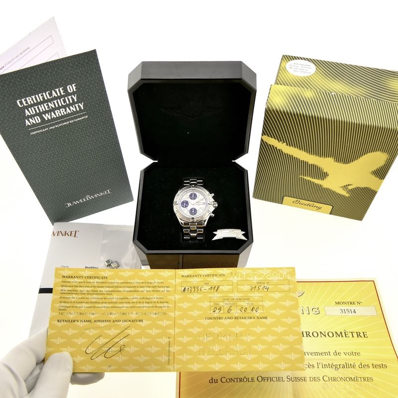 Image 10 of Breitling Colt Chronograph A13335; Automatic men's watch