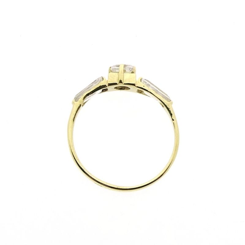 Image 5 of Gold ring with zirconia