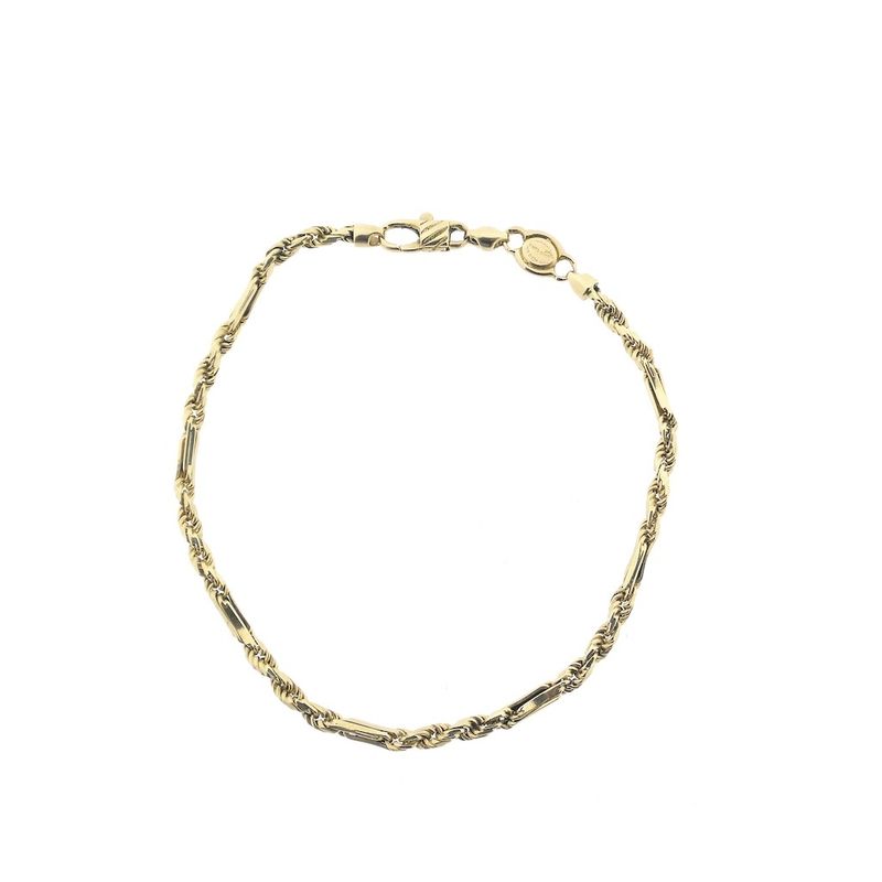 Image 3 of Cento group gold Figarope link bracelet