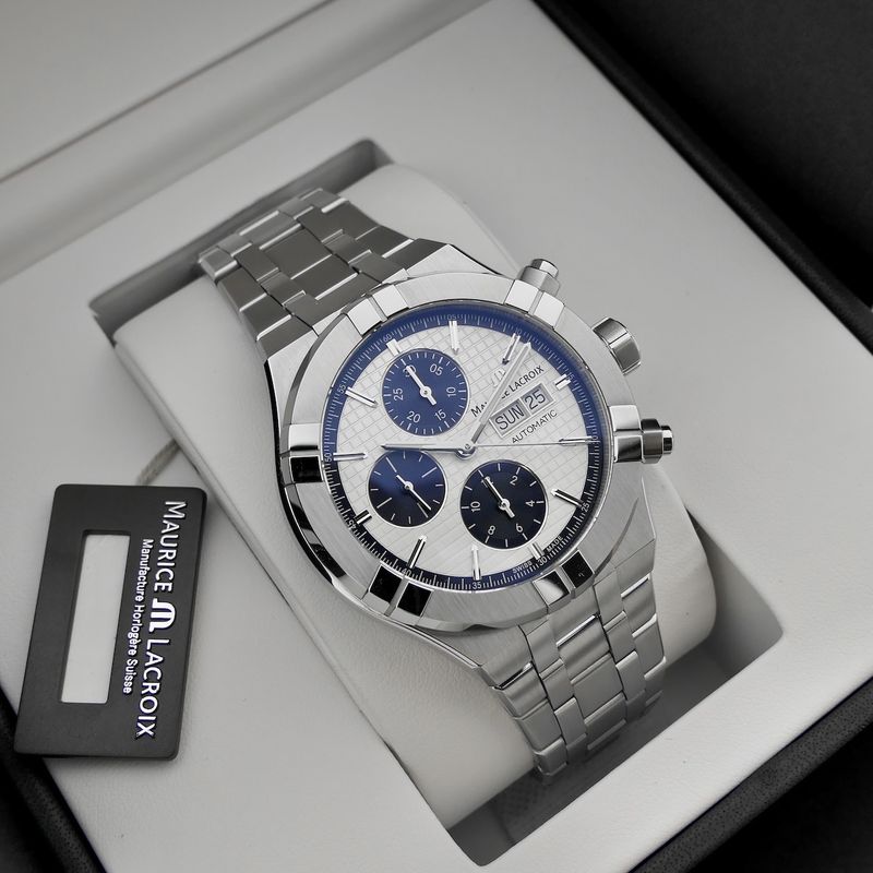 Image 21 of Maurice Lacroix AIKON Automatic AI6038-SS02-131-1; Chronograph men's watch