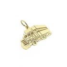 Image 3 of Gold pendant of a truck