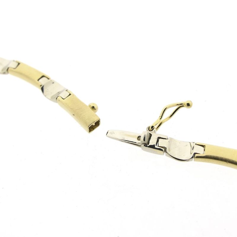 Image 6 of Bicolor gold fantasy link necklace