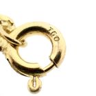 Image 12 of 18K gold necklace with sapphire, emerald, ruby, and diamonds (0.055 ct.) | 42 cm