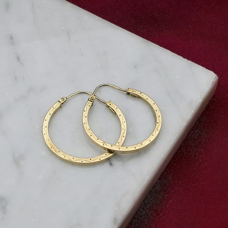 Image 12 of 8 carat earrings; Ø 26.4 mm