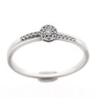 Image 3 of White gold ring with diamonds | 0.11 ct.