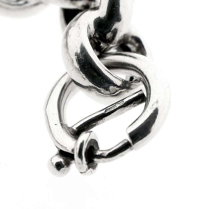 Image 5 of Silver jasseron link bracelet | 20 cm