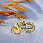 Image 2 of Vintage artistic gold brooch