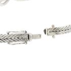 Image 7 of White gold bracelet with diamonds; 1.05 ct.