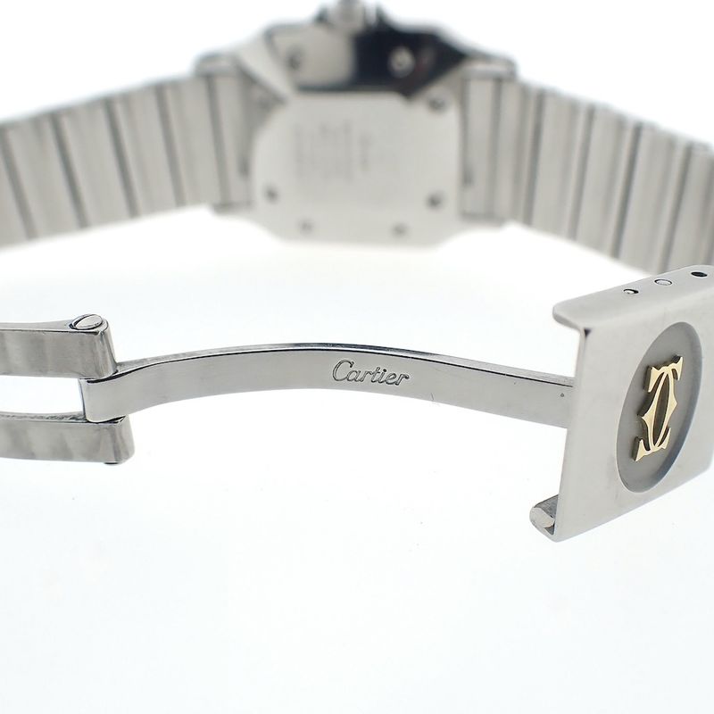 Image 10 of Cartier Santos Galbee; Automatic unisex watch