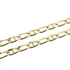 Image 3 of Gold navy/gourmet link necklace | 40.5 cm
