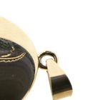 Image 8 of Gold medallion pendant; Floral design